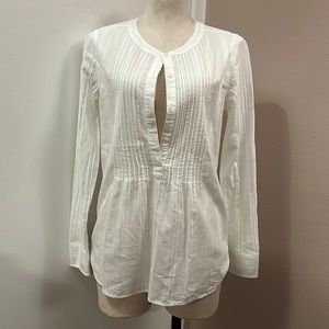 VINEYARD Vines Ling Sleeve Crew Neck Cotton Shirt size 2 excellent condition